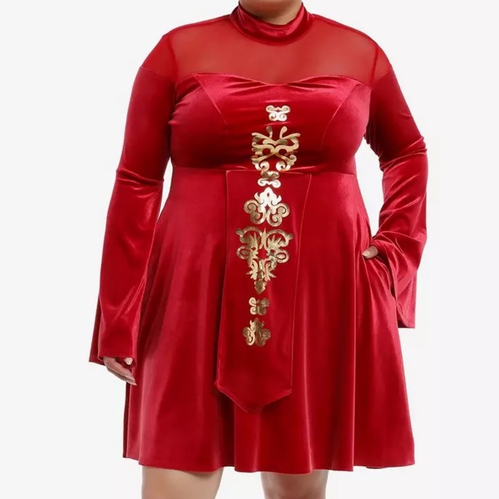 Her Universe Star Wars Queen Padmé Amidala Velvet Dress Hot Topic Padme PlusSize
